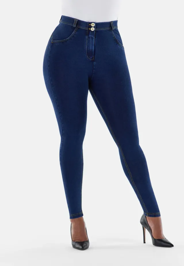 Freddy WR.UP Jeggings Curvy Damen dunkelblau shaping