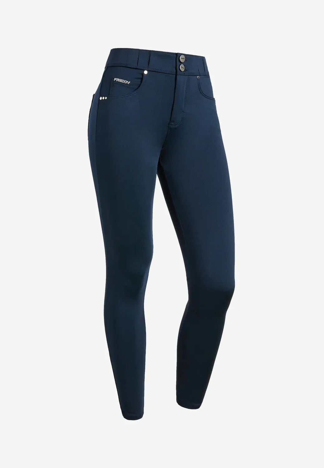 Freddy N.O.W. Skinny Hose Damen Jersey Schwarz atmungsaktiv