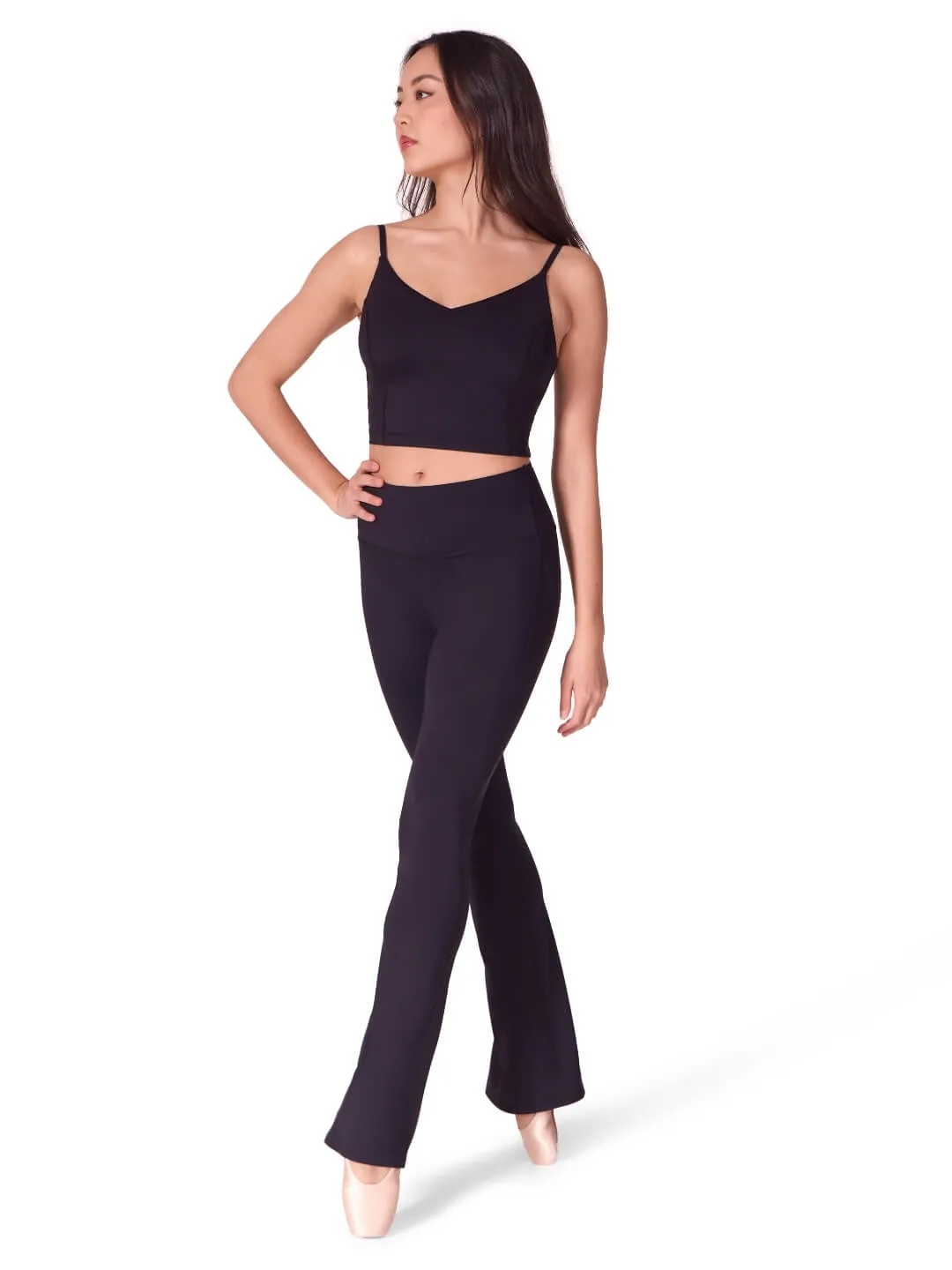 Capezio Soft Elegance EL112W Flare Leggings Schwarz