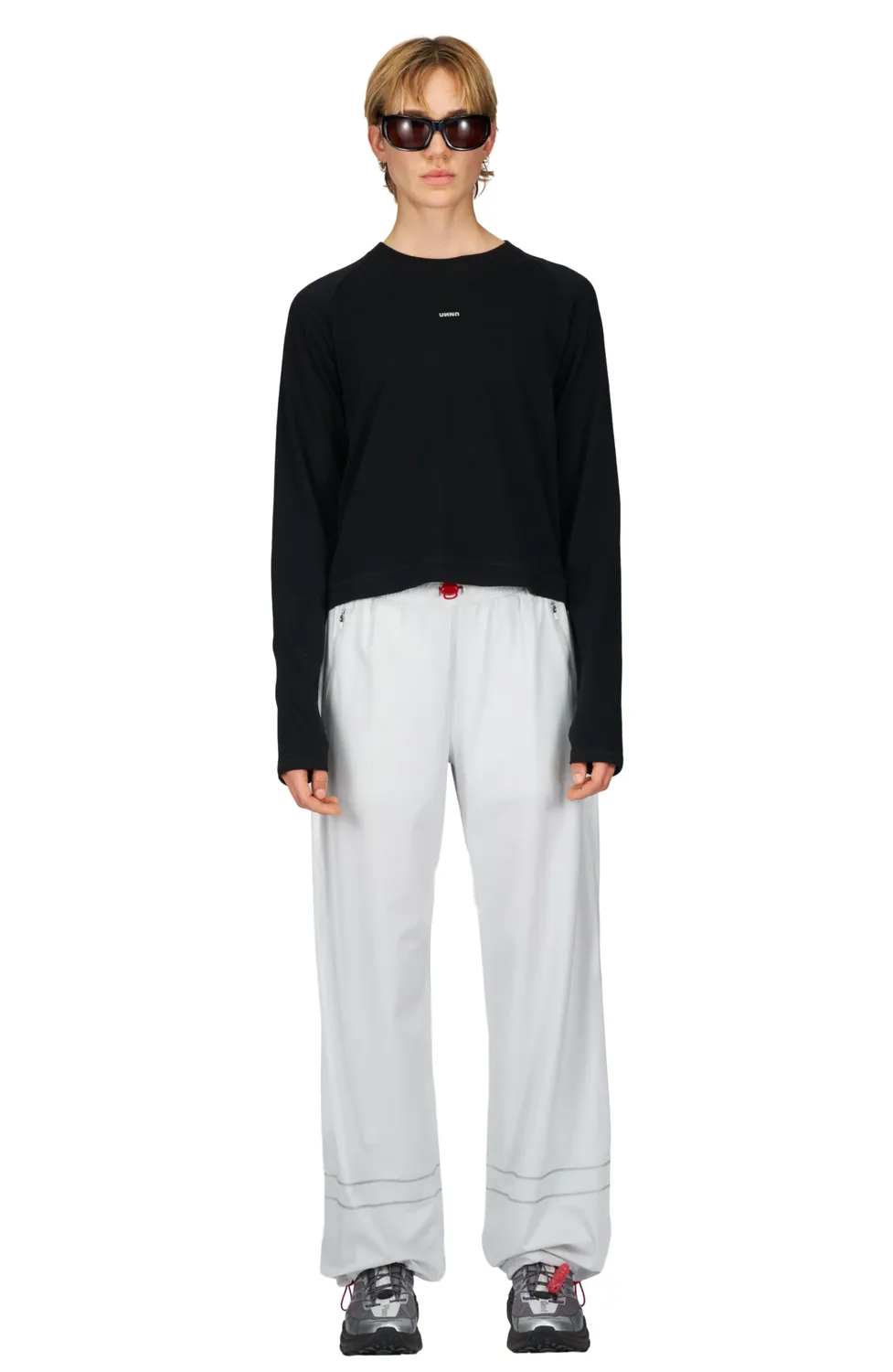 UNNA Everywhere Pants Wide W Laufhose Ghost White weit