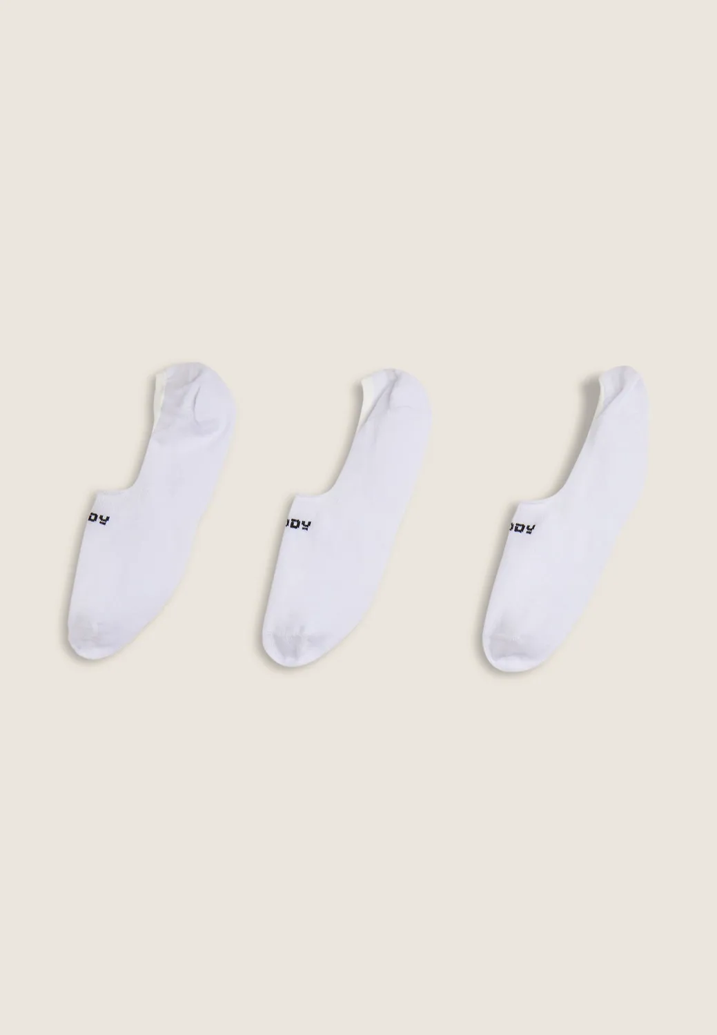 Freddy Füsslinge Unisex 3er-Pack weiß 35/37