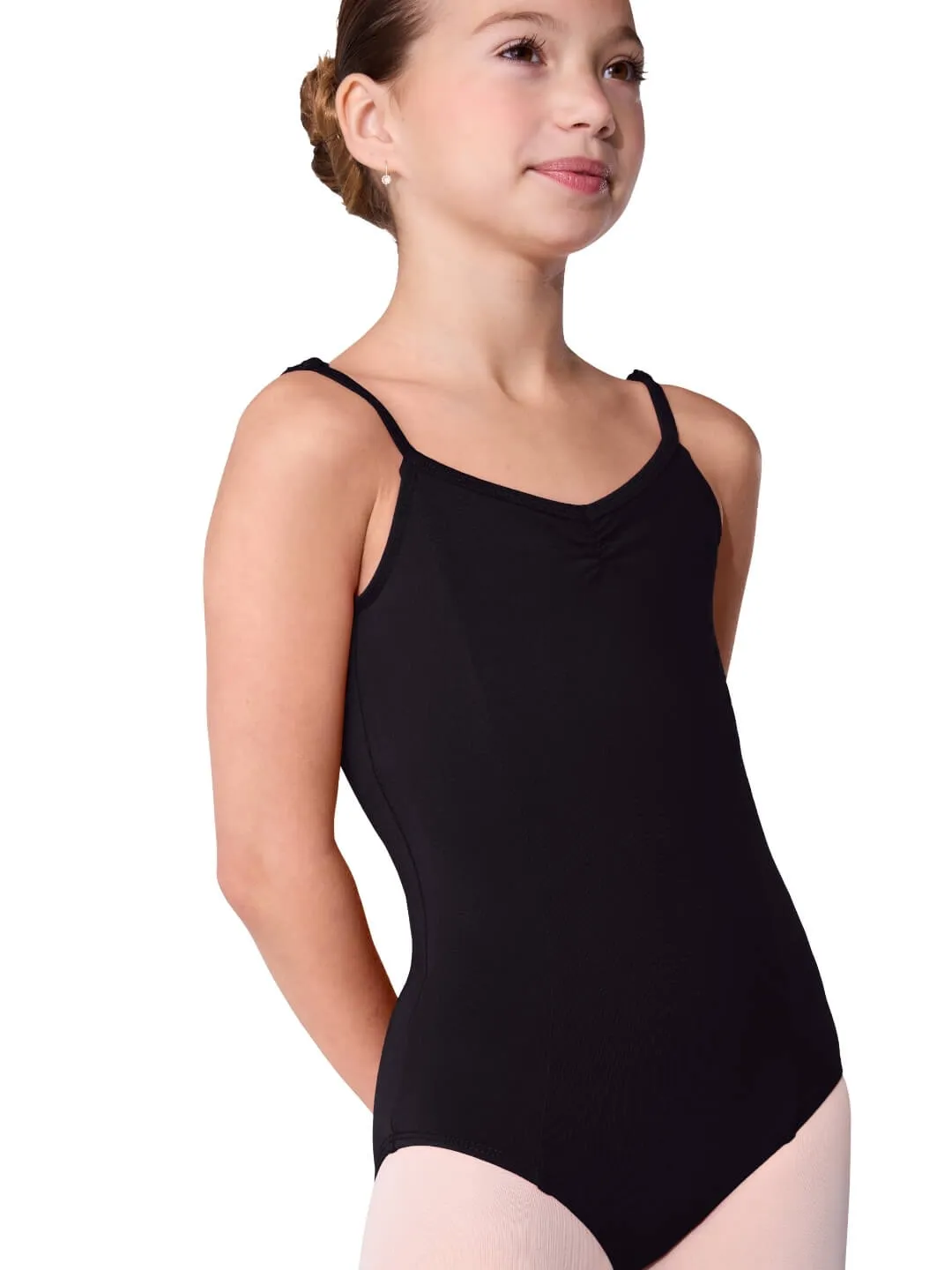 Capezio Essentials ES1001C Kinder-Trikot Schwarz verstellbar