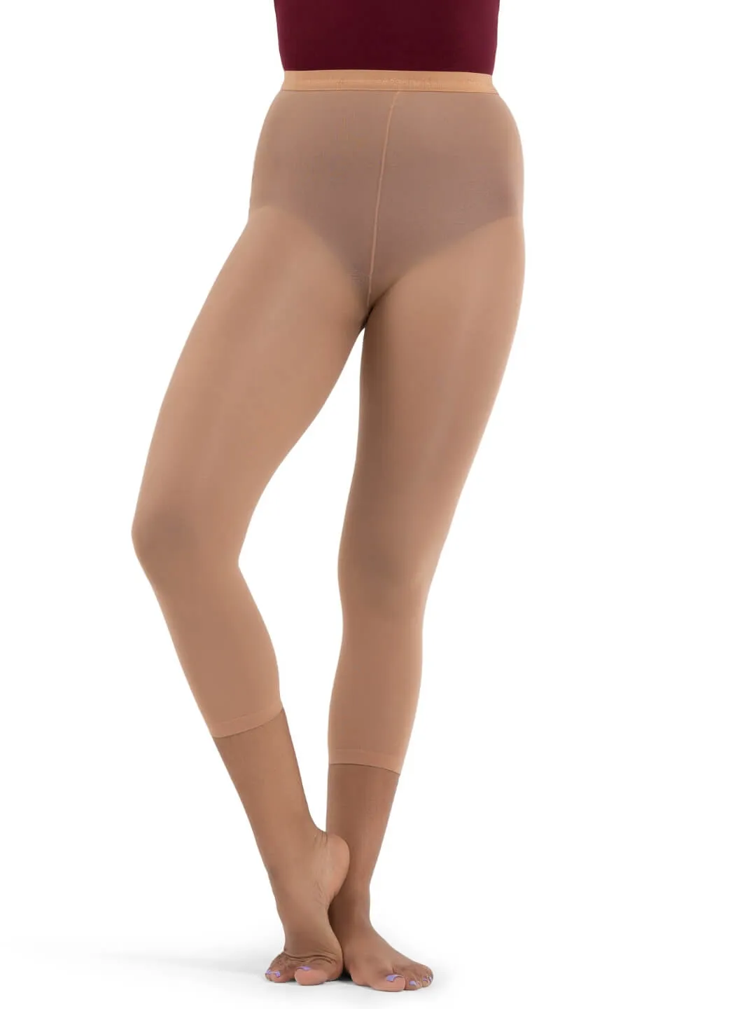 Capezio Classics N140 Tanzstrumpfhose Fußlos Schwarz Matt