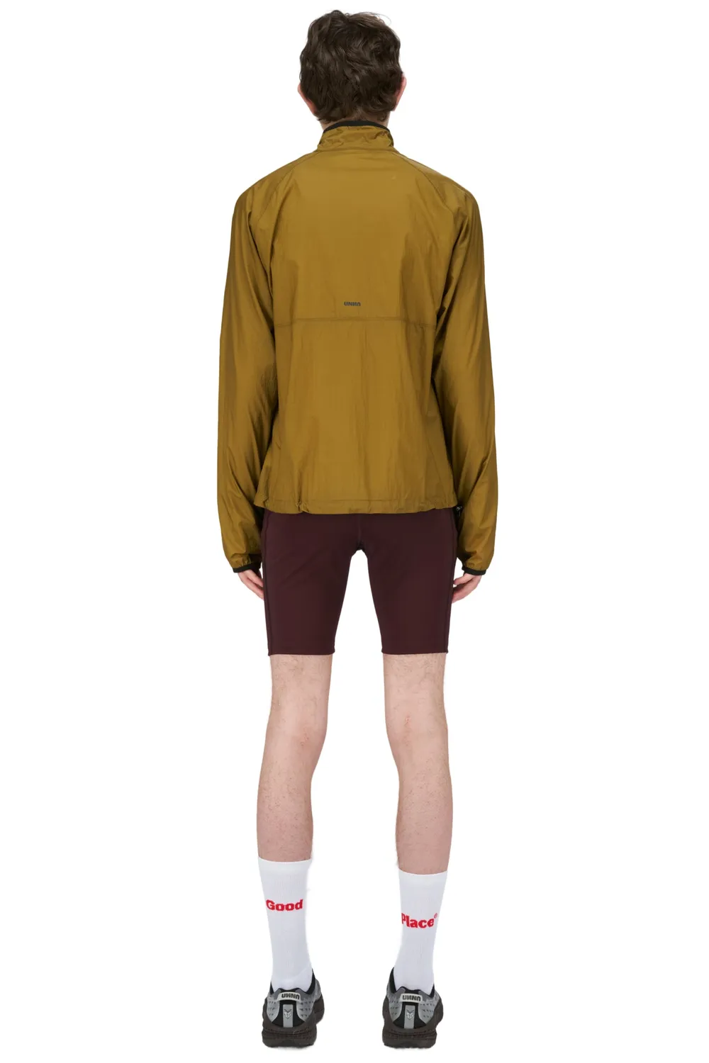 UNNA Smiles Windstopper Laufjacke Gold Olive Herren