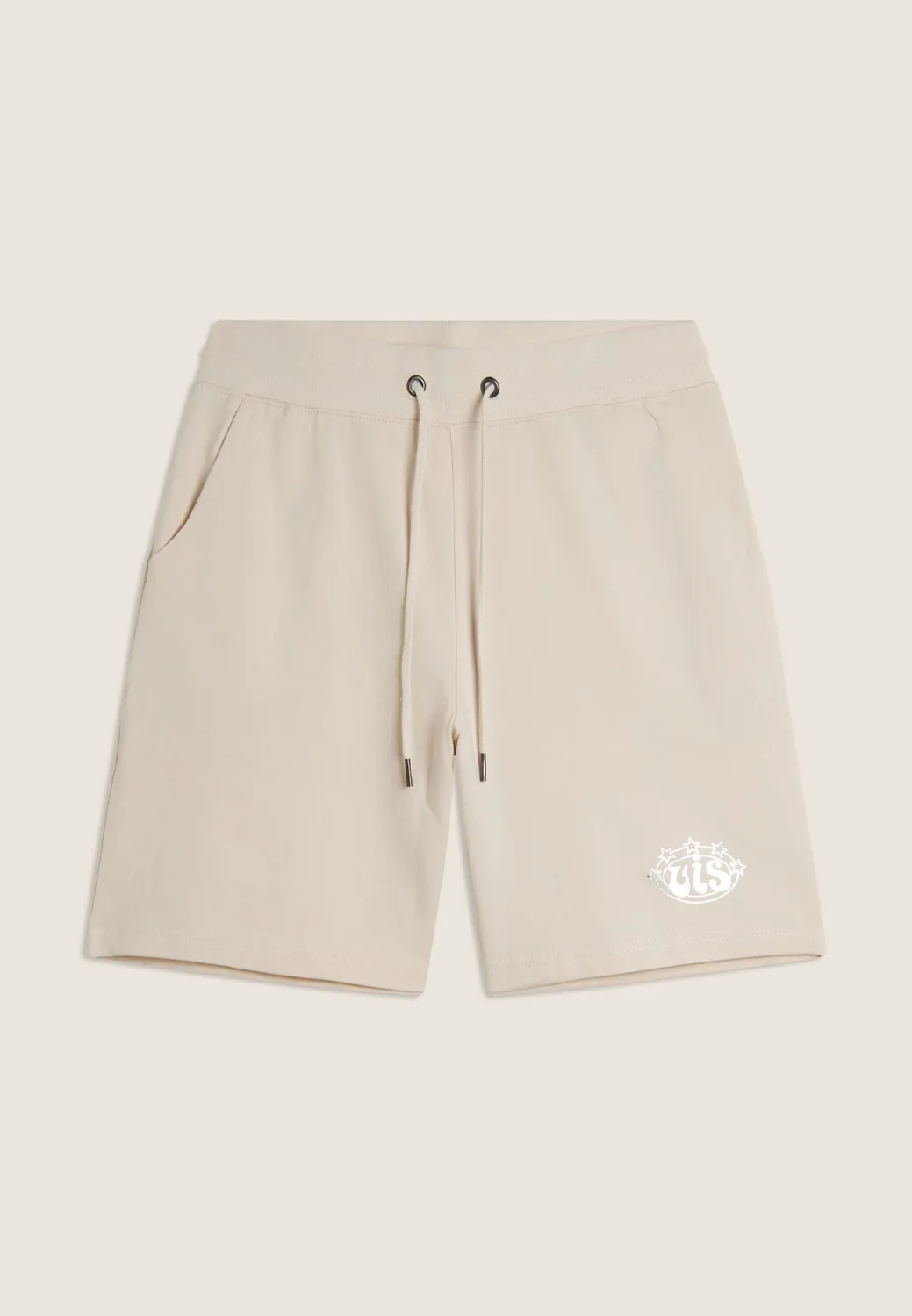 VIS Shorts Herren Grau Silberlogo Baumwolle