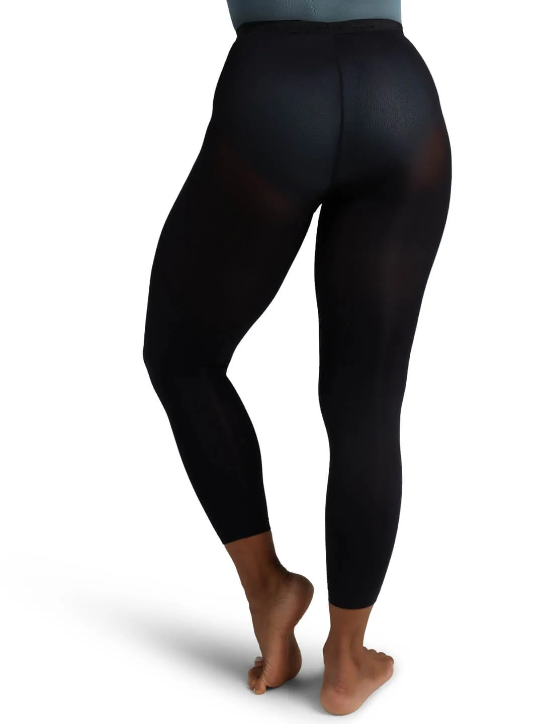 Capezio Ultra Soft 1817 Fußlose Strumpfhose Schwarz matt