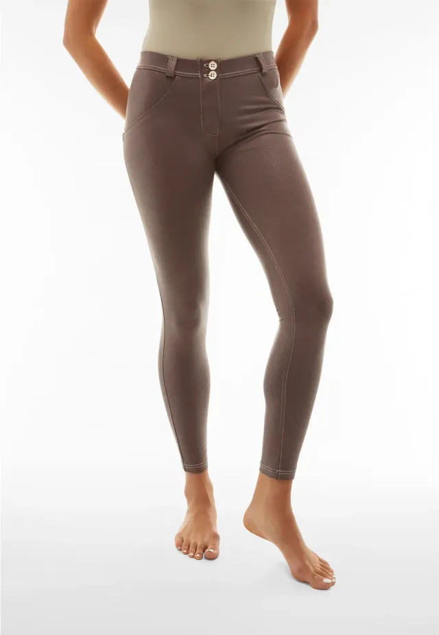 Freddy WR.UP Push-up Hose Kunstleder French Roast