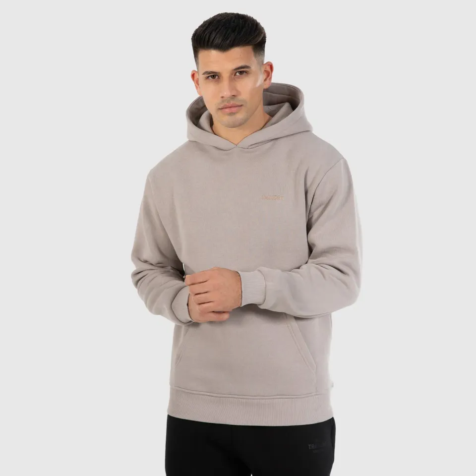 Smilodox Ren Hoodie Herren Schwarz warmer Baumwollmix