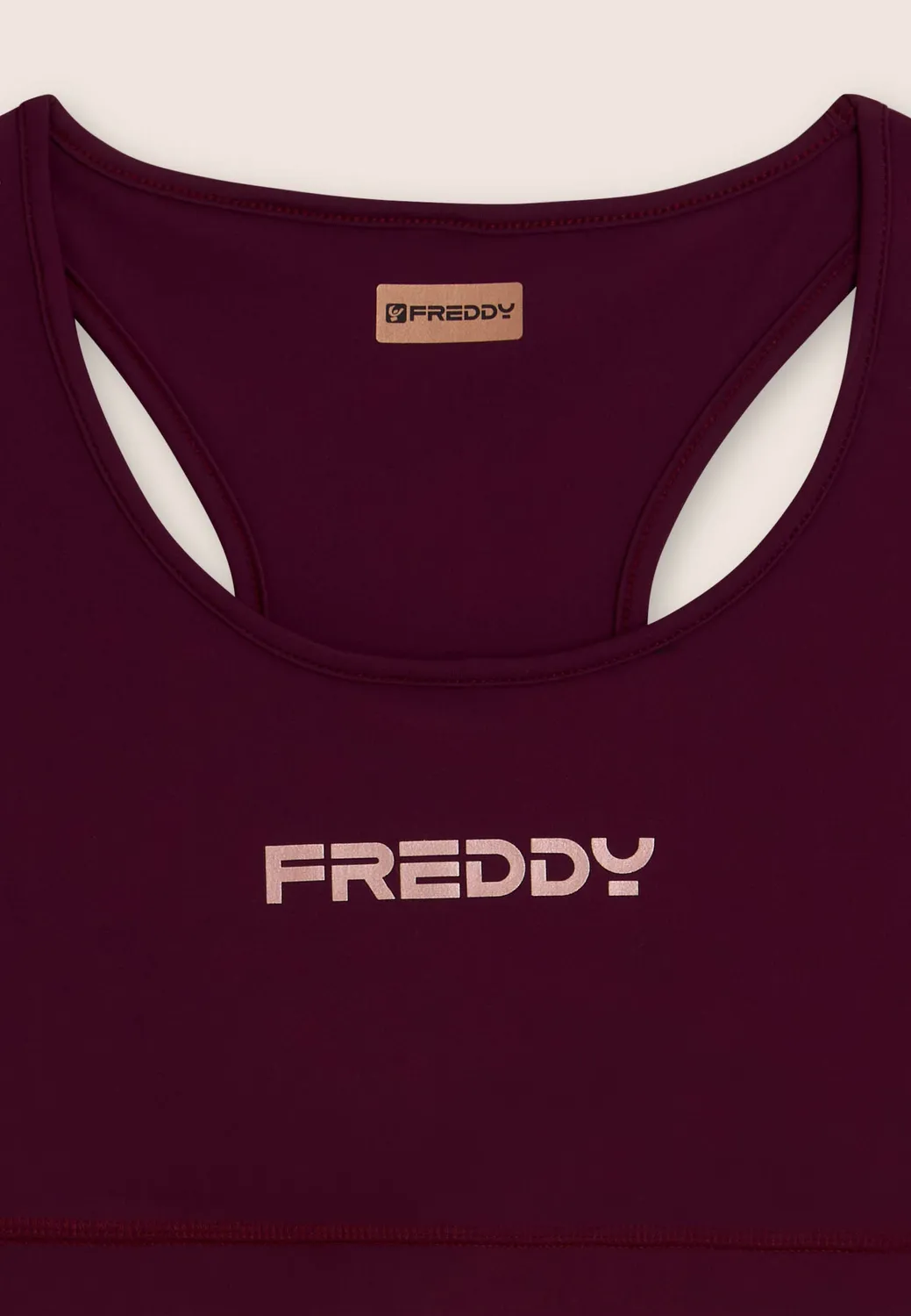 Freddy Sport-BH Racerback Top Potent Purple Mittlerer Halt