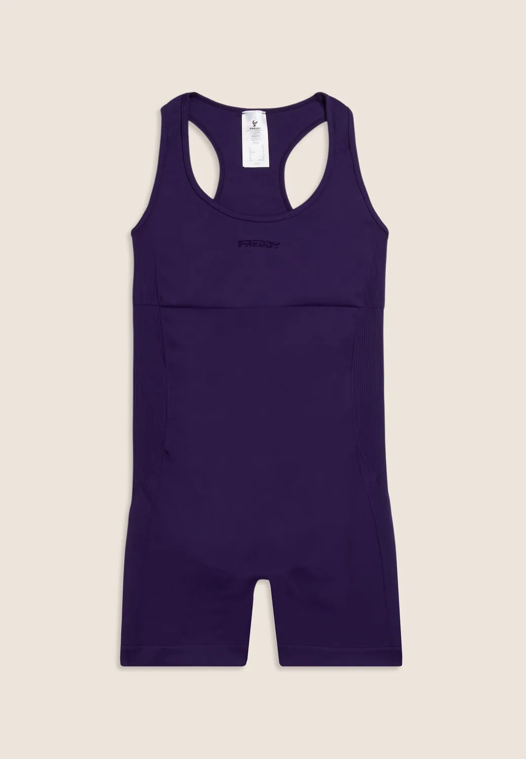 Freddy Seamless Short Jumpsuit Rücken-Ausschnitt