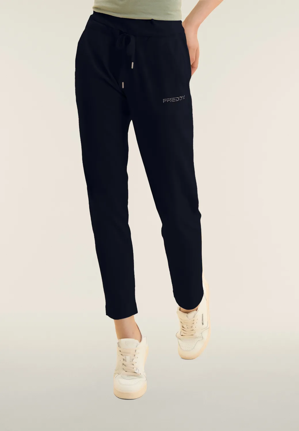 Freddy Jersey Sporthose Nero N Kordelzug Baumwolle