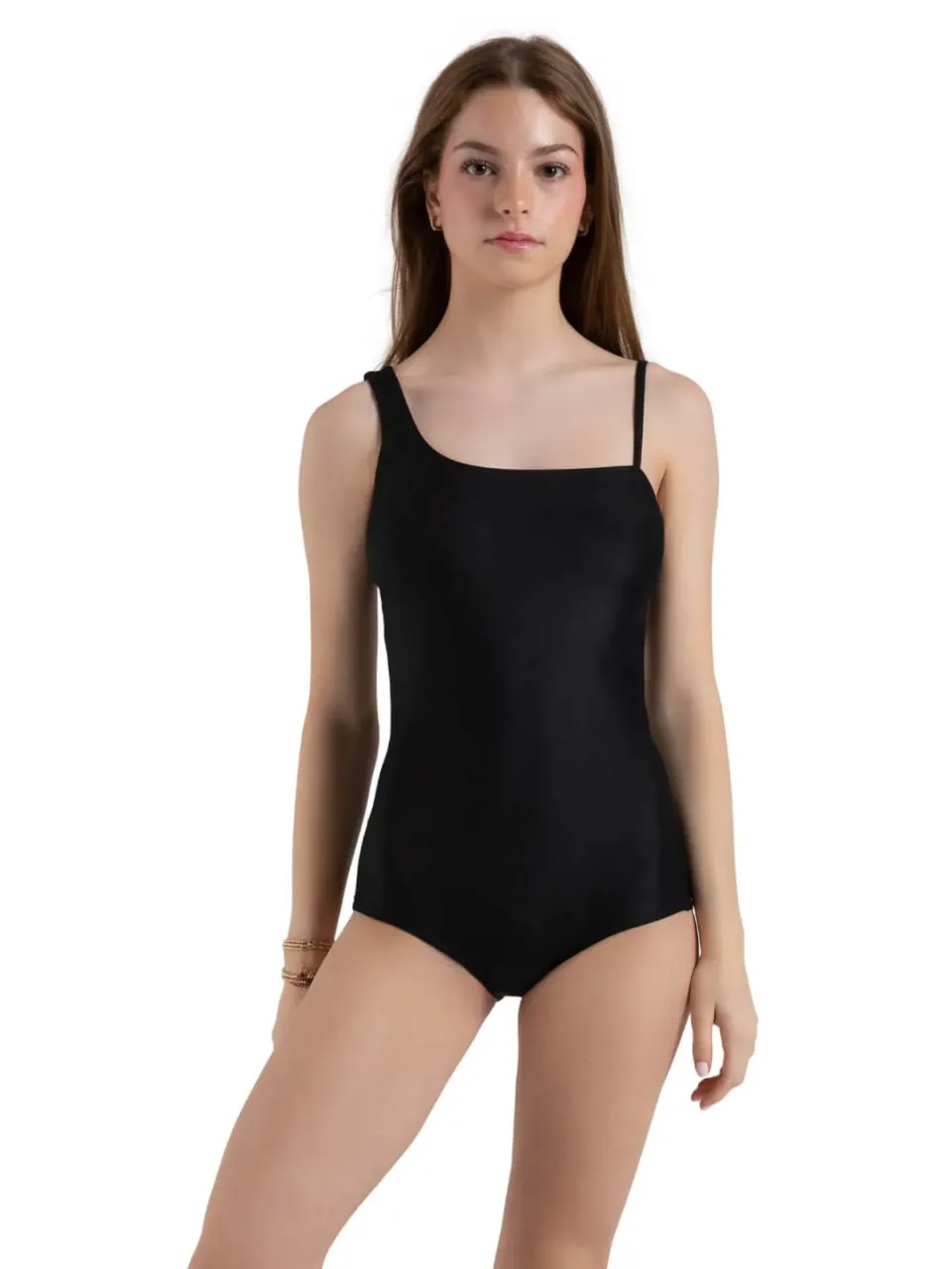 Capezio Curved Rhythm 12261W Ballettanzug Schwarz Mesh Damen