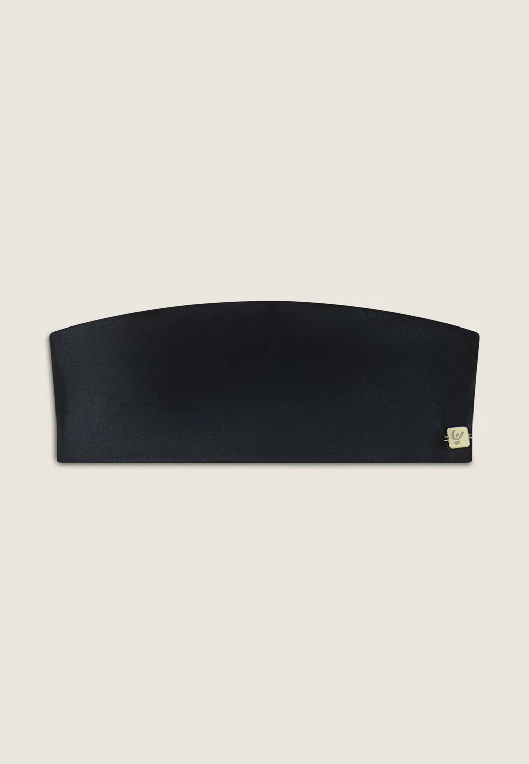 Freddy Bandeau-Top Coated Schwarz Glänzend