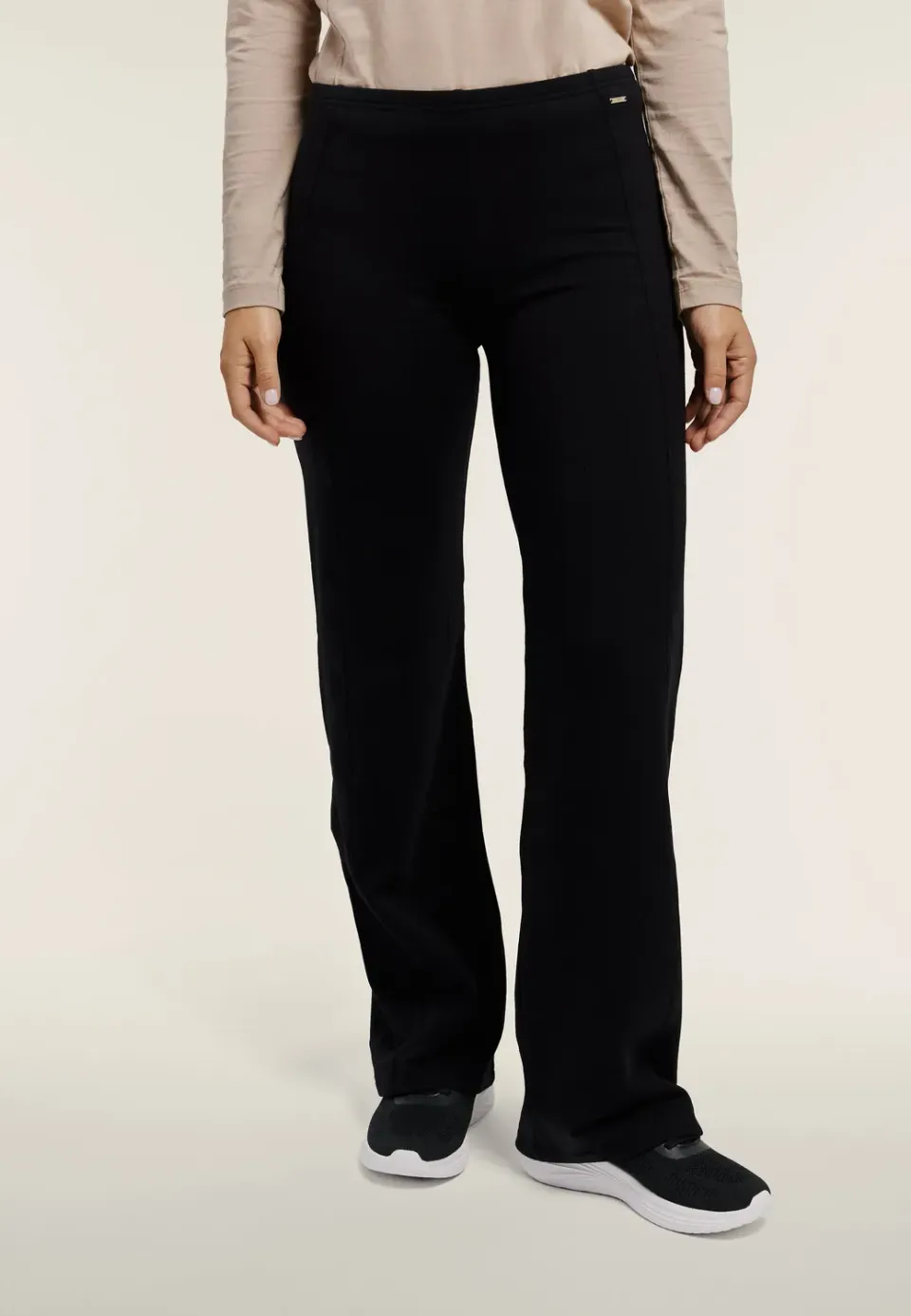 Freddy Slim Wide Leg Sweathose schwarz Modal