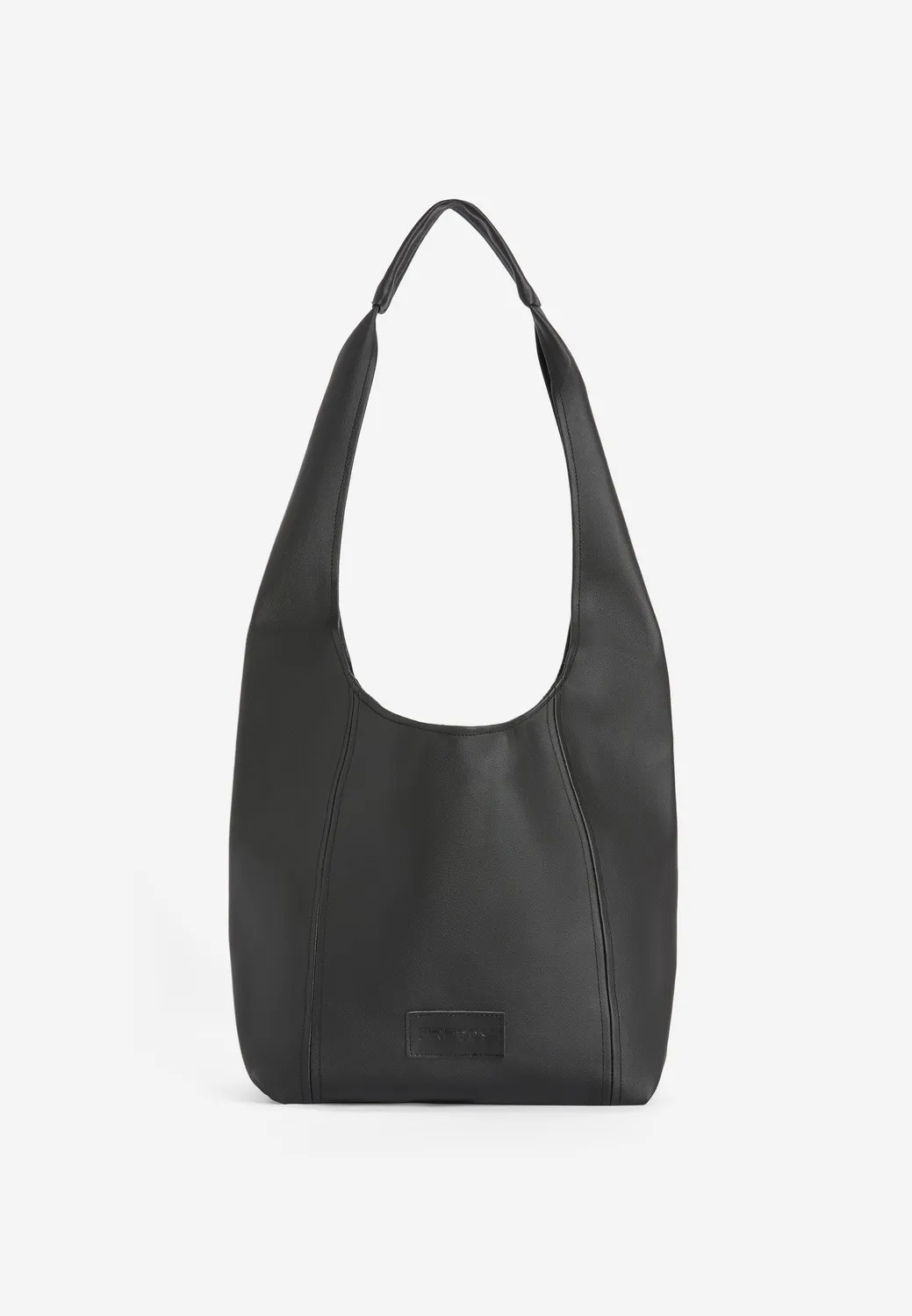 Freddy Hobo Schultertasche Schwarz Kunstleder Uni