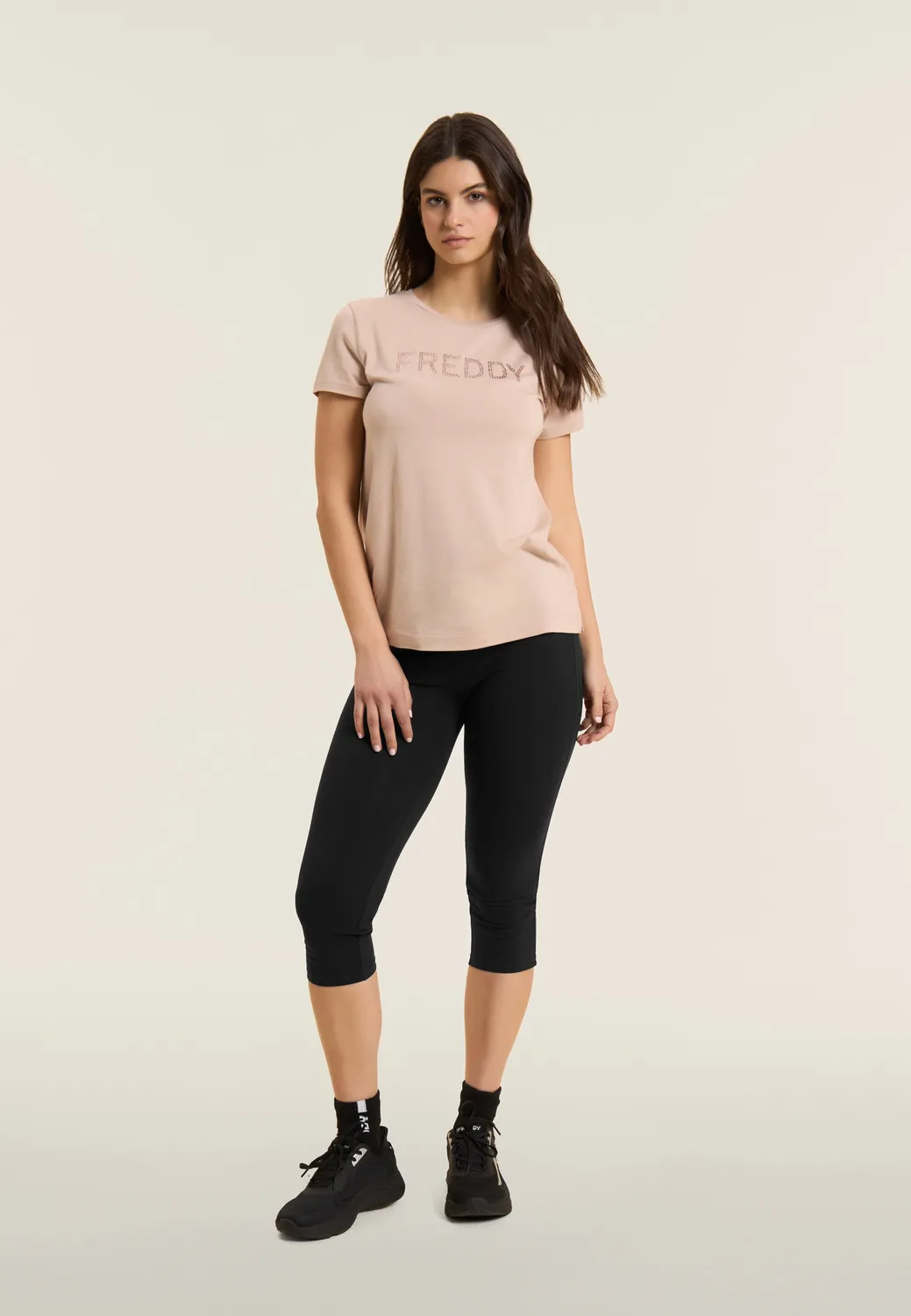Freddy Capri Leggings Herznaht Dark Sapphire