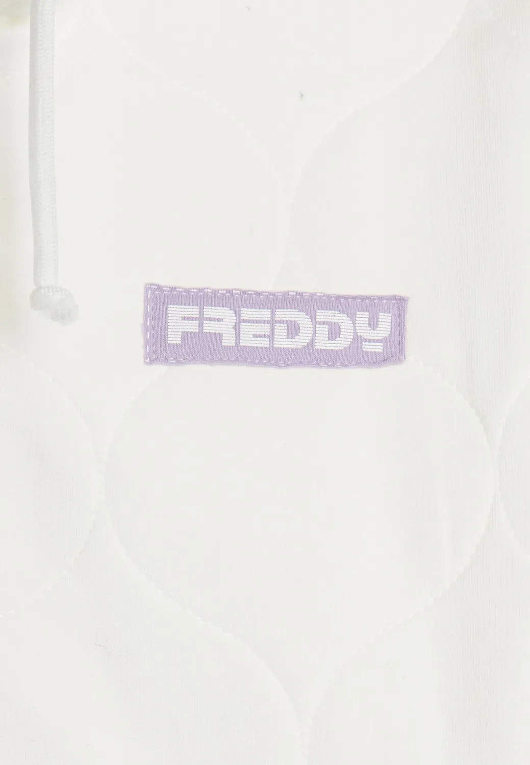 Freddy Ärmelloser Hoodie Mädchen Baumwolle halber Reissverschluss