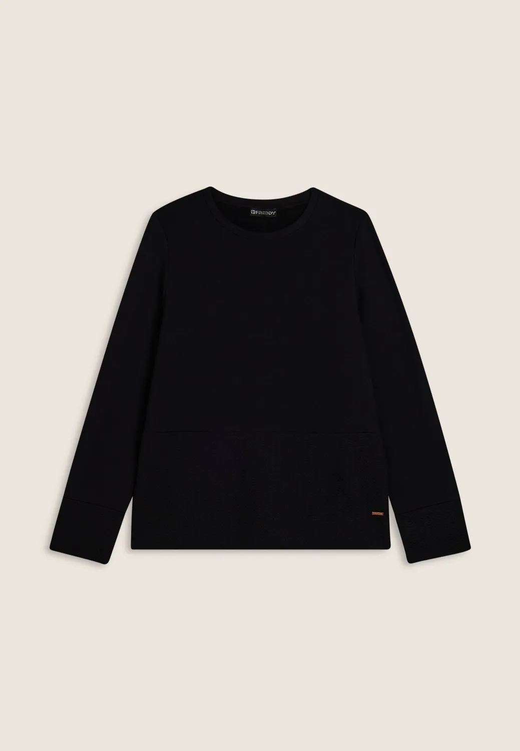Freddy Sweatshirt Damen Here and Now Strass Forged Iron