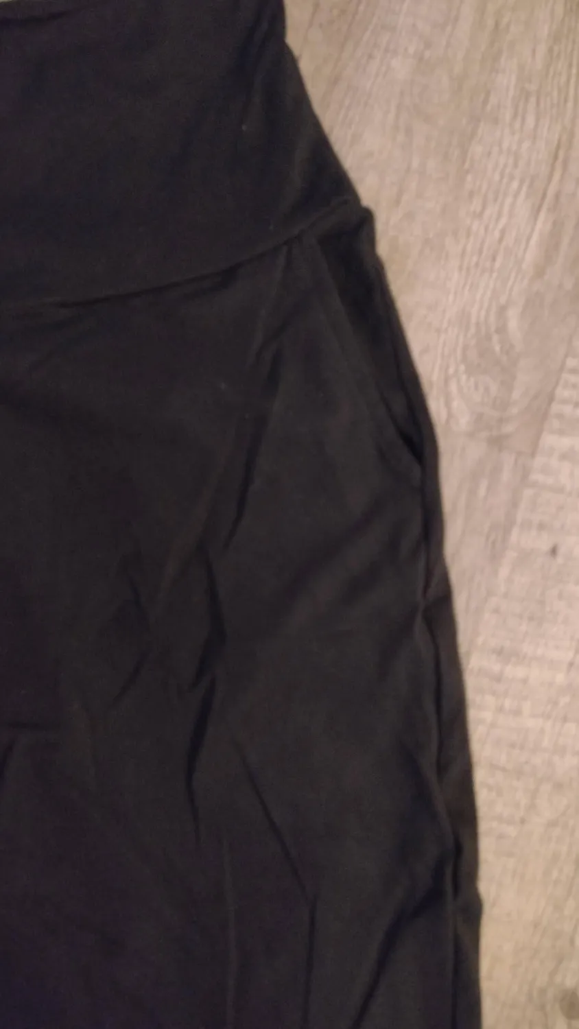 SINOPHANT High Waist Leggings Damen schwarz mit Taschen blickdicht