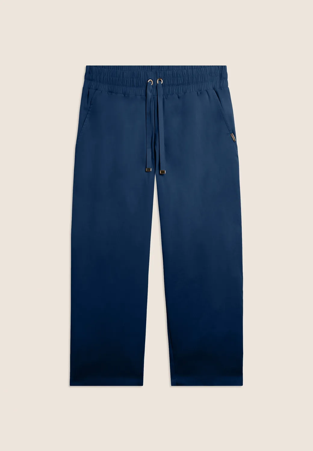 Freddy Cropped Popeline Hose Dark Denim blickdicht