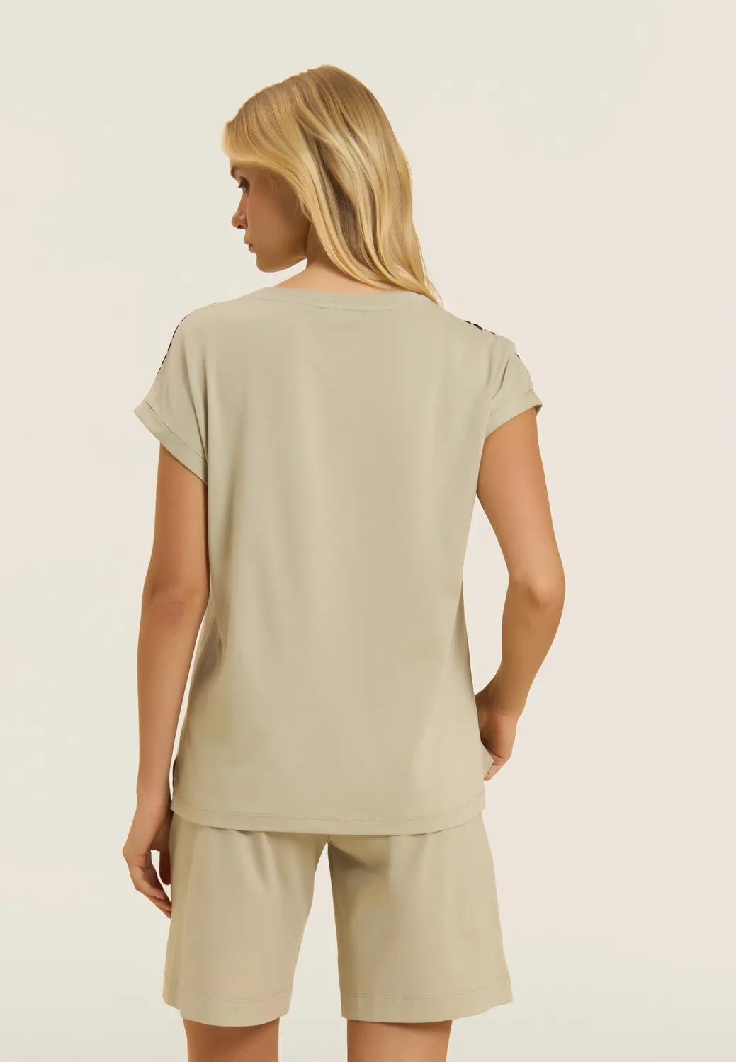 Freddy Animalier T-Shirt Damen Schwarz atmungsaktiv
