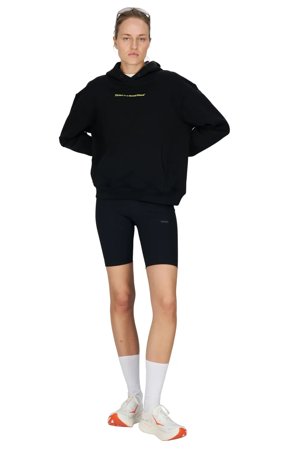 UNNA Slow Motion Hoodie W Hoodie Schwarz Oversize