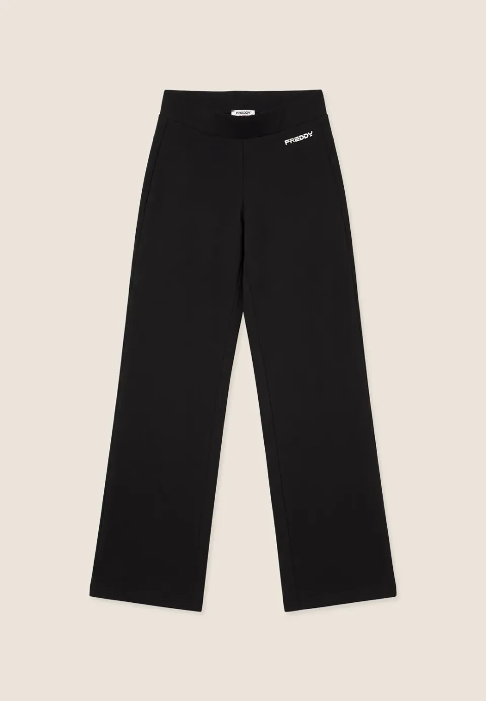 Freddy Soft-Touch Hose Wide Leg Schwarz Small