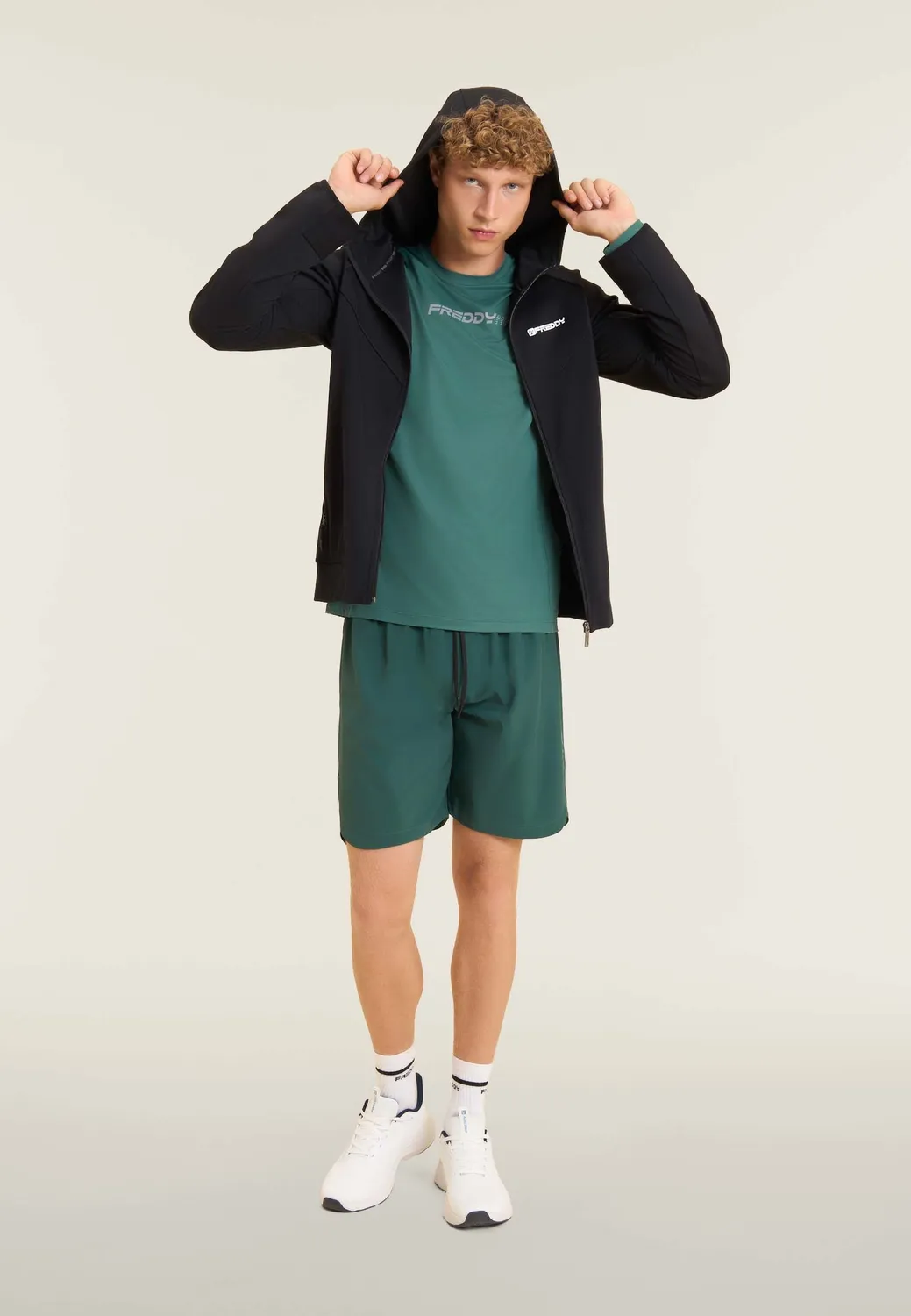 Freddy Full-Zip Hoodie Herren Dark Sapphire Mesh