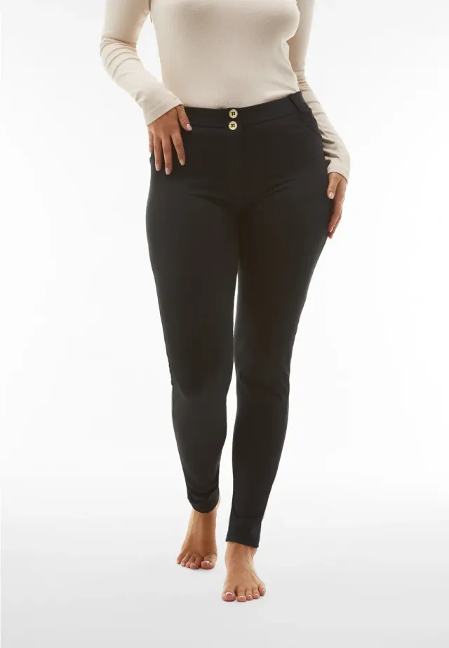 Freddy WR.UP Vita Alta Hose Nero Push-up atmungsaktiv