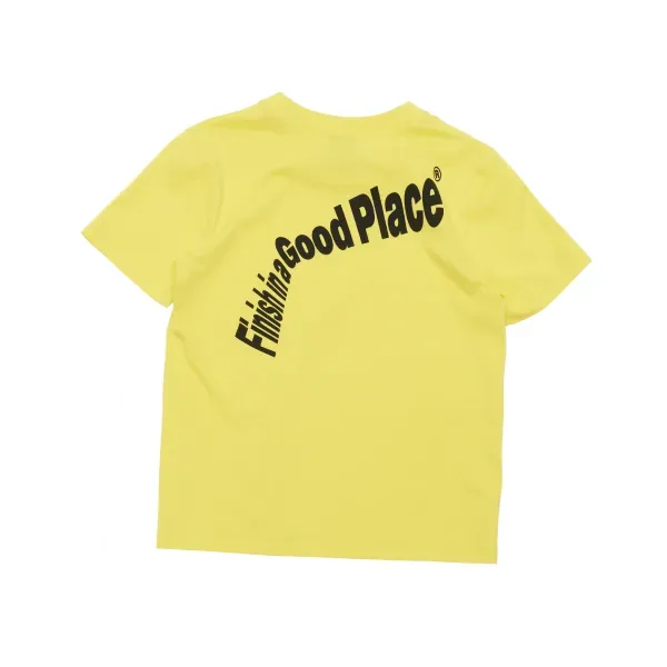 UNNA Skewed Tee W T-Shirt Jell-O Yellow Baumwolle