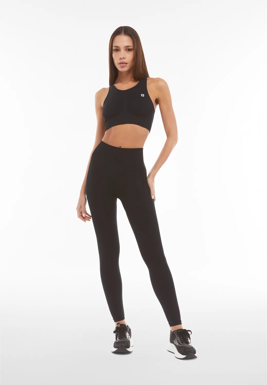 Freddy Seamless Sport-BH Schwarz M/L mittlerer Halt