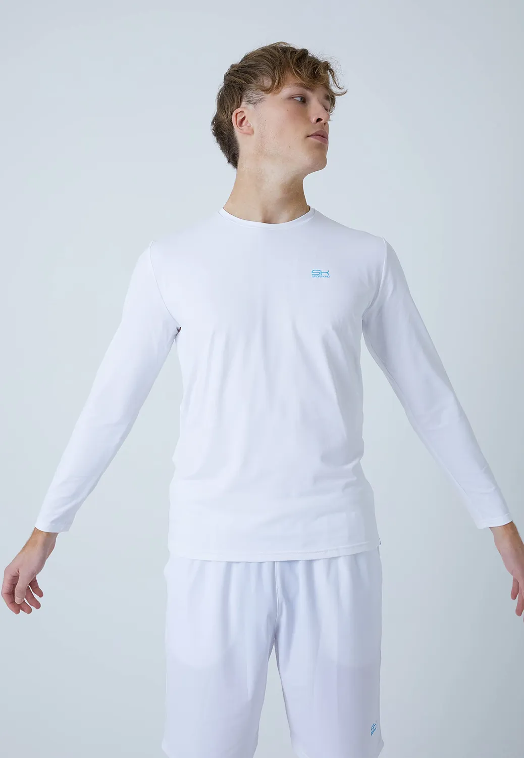 SPORTKIND Longsleeve Rundhals atmungsaktiv UV-Schutz