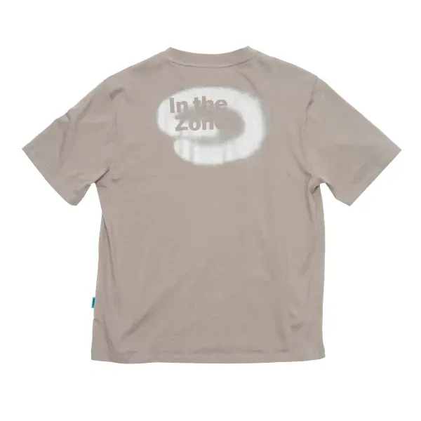 UNNA In The Zone Tee T-Shirt Fog Grey Bio-Baumwolle