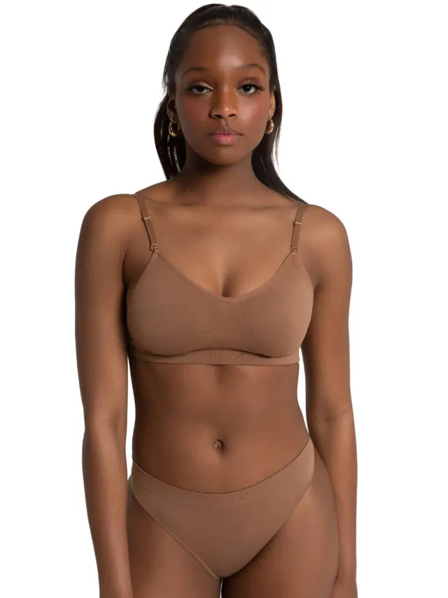 Capezio Classics 3683D Tanz-BH Nude Transparenter Rücken