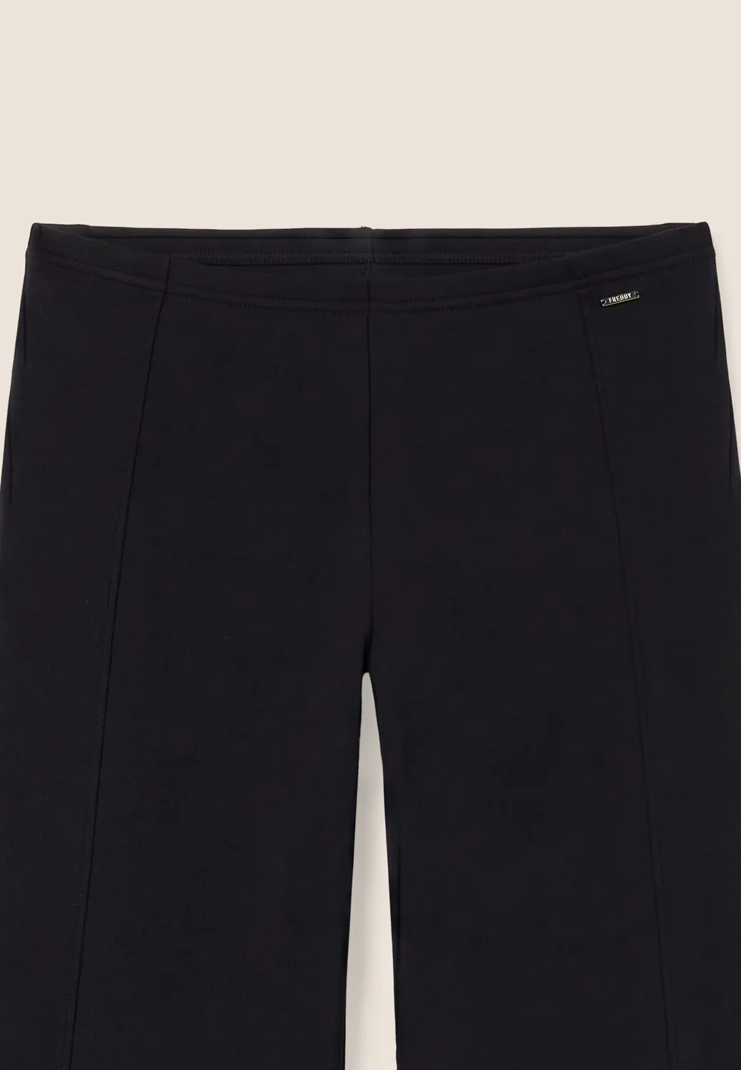 Freddy Slim Wide Leg Sweathose schwarz Modal