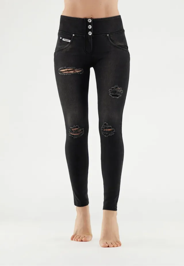 Freddy WR.UP Vita Media Jeans mit Rissen