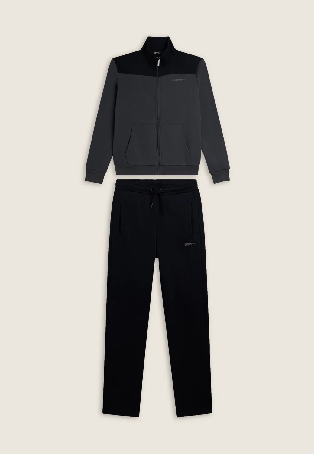 Freddy Trainingsanzug Full-Zip Dark Sapphire Fleece