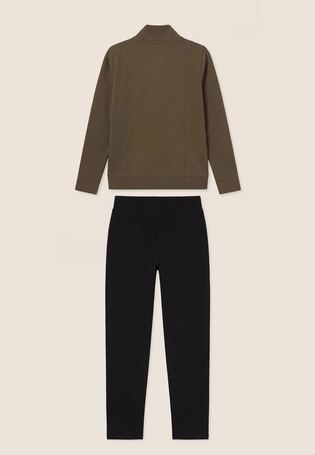 Freddy Trainingsanzug Mauve Wine-Black Baumwolle