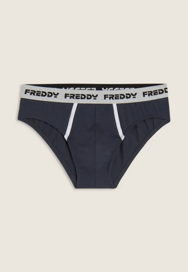 Freddy Slip Herren Jacquard-Bund Schwarz