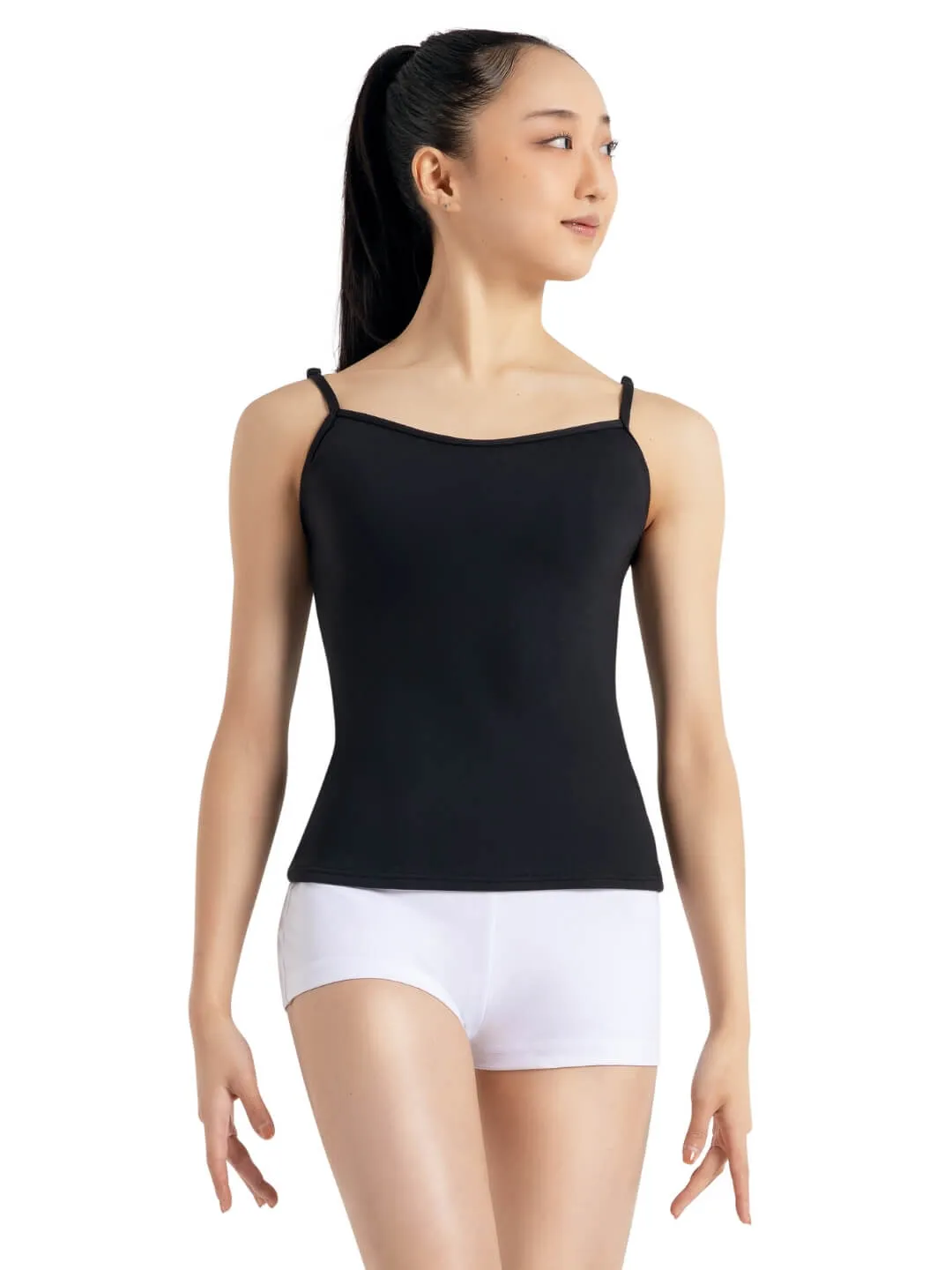 Capezio Team Basics TB103D Top Schwarz blickdicht