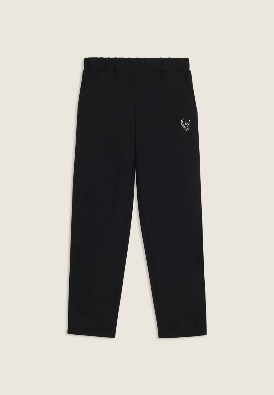 Freddy Kids Strass Jogginghose Schwarz Regular Fit