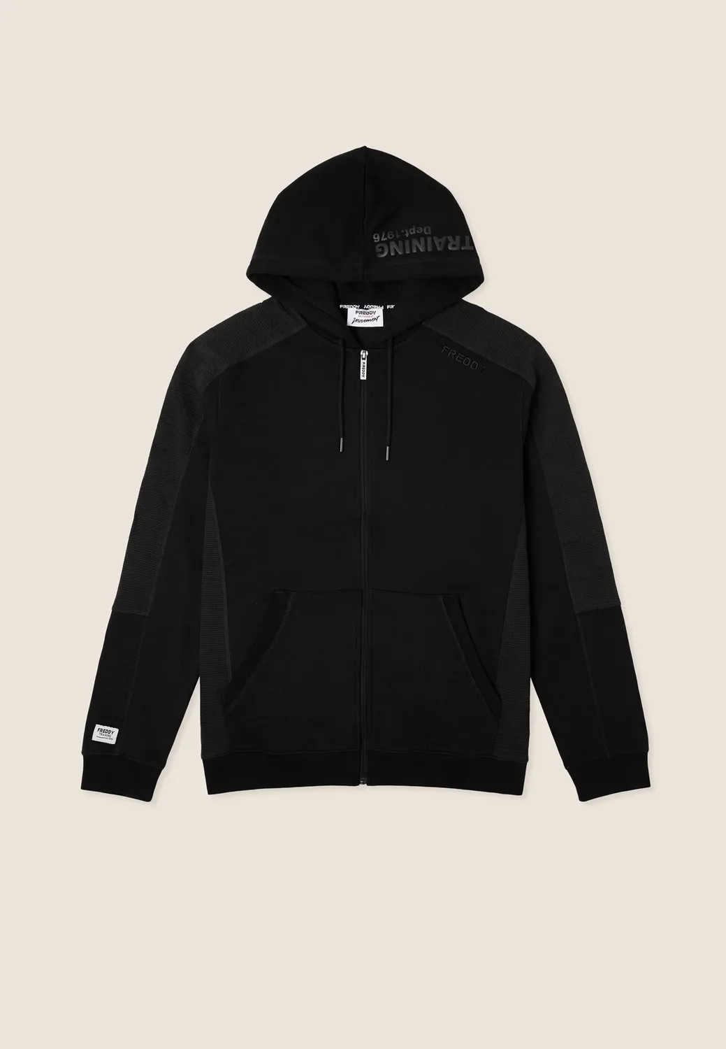 Freddy Hoodie Herren Zip Training Dept Dress Blue
