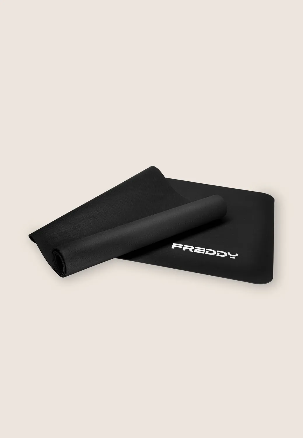 Freddy Fitness Yogamatte schwarz 183x61 4mm
