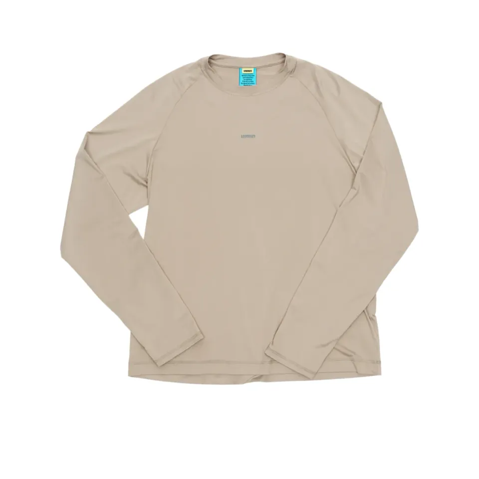 UNNA Shiny Long Sleeve Longsleeve Herren Sand Leicht