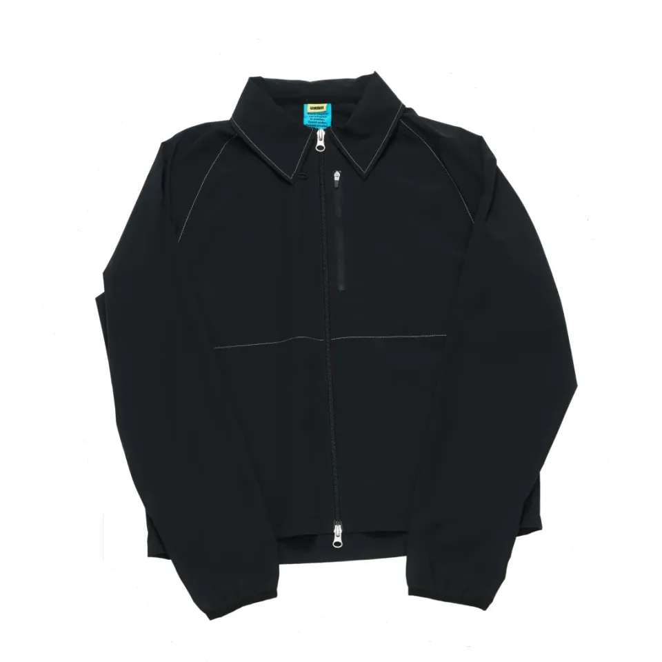 UNNA Run Wild Shirt Overshirt Herren Schwarz elastisch