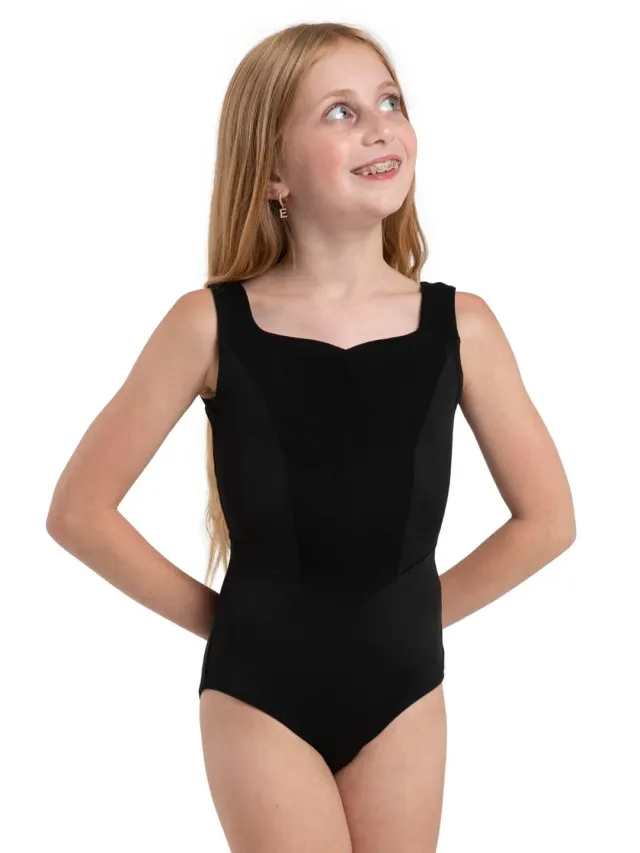 Capezio Jewel Garden 12287C Trikot Kinder Schwarz