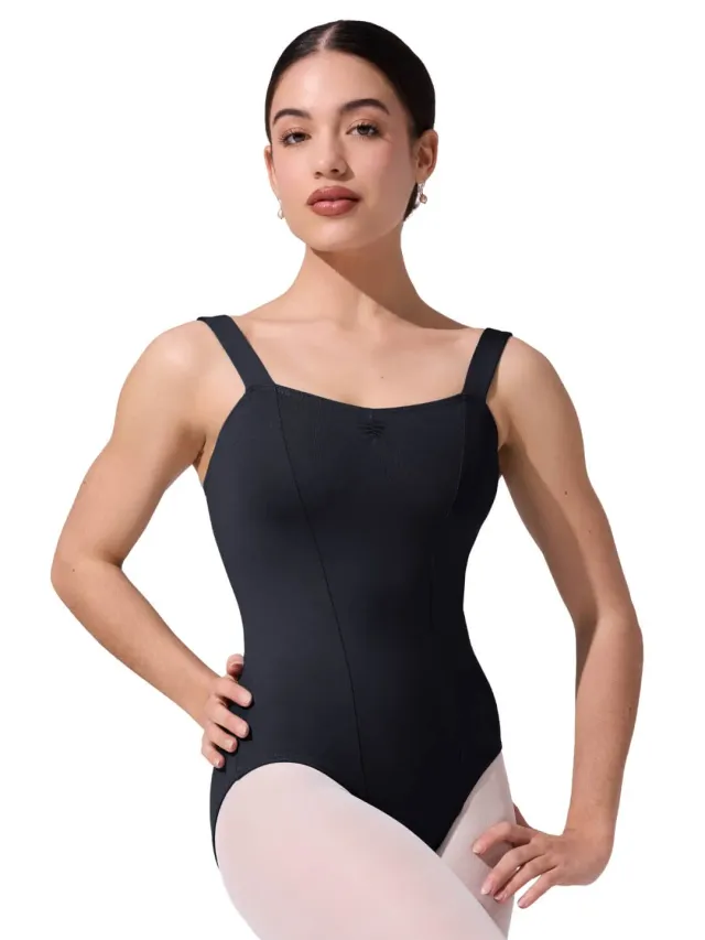 Capezio Studio SE1012W Ballettanzug Schwarz Breitträger Gr.M