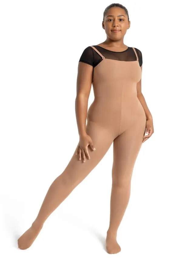 Capezio Ultra Soft 1811W Convertible Bodytights Schwarz blickdicht