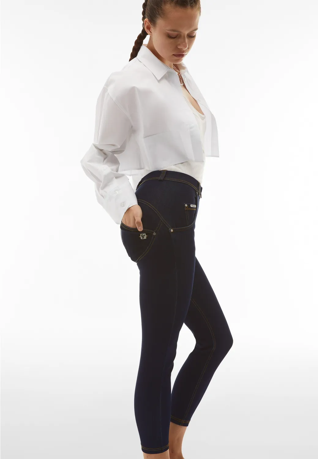 Freddy WR.UP Jeans High Waist Push-up Rinse Blue