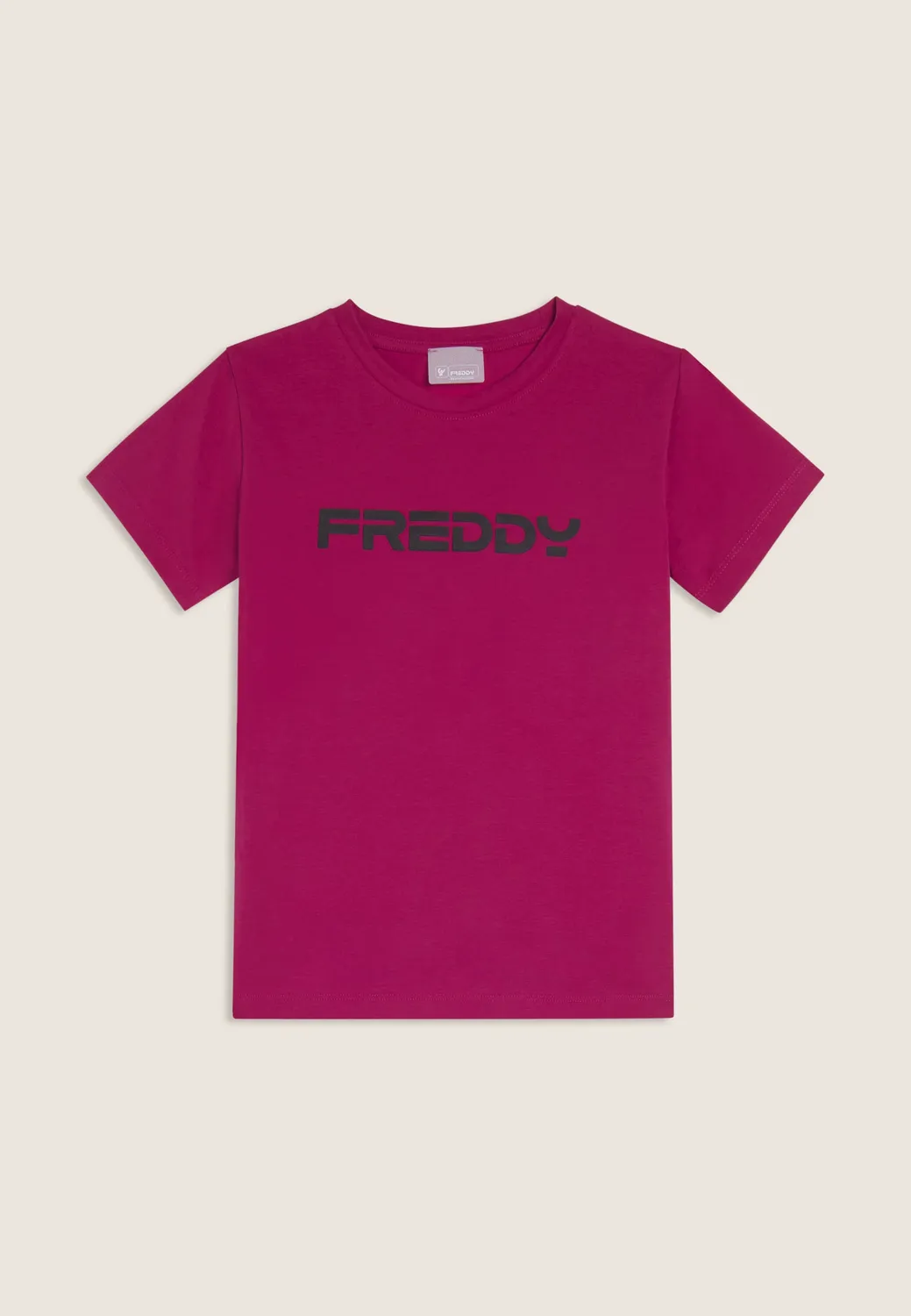 Freddy T-Shirt Mädchen Baumwolle Kontrastlogo Weiß Gr. 128